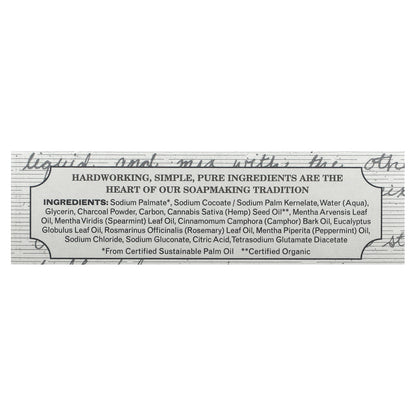 The Grandpa Soap Co., Face & Body Bar Soap,  Charcoal, 4.25 oz (120 g)