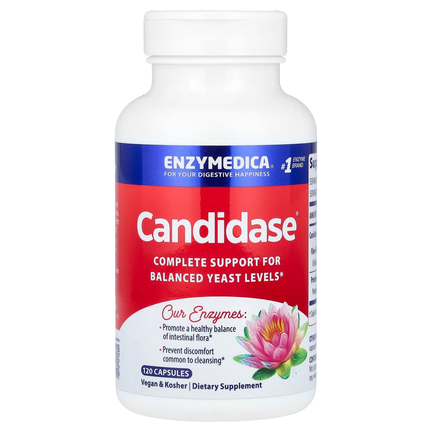Enzymedica, Candidase, 120 Capsules