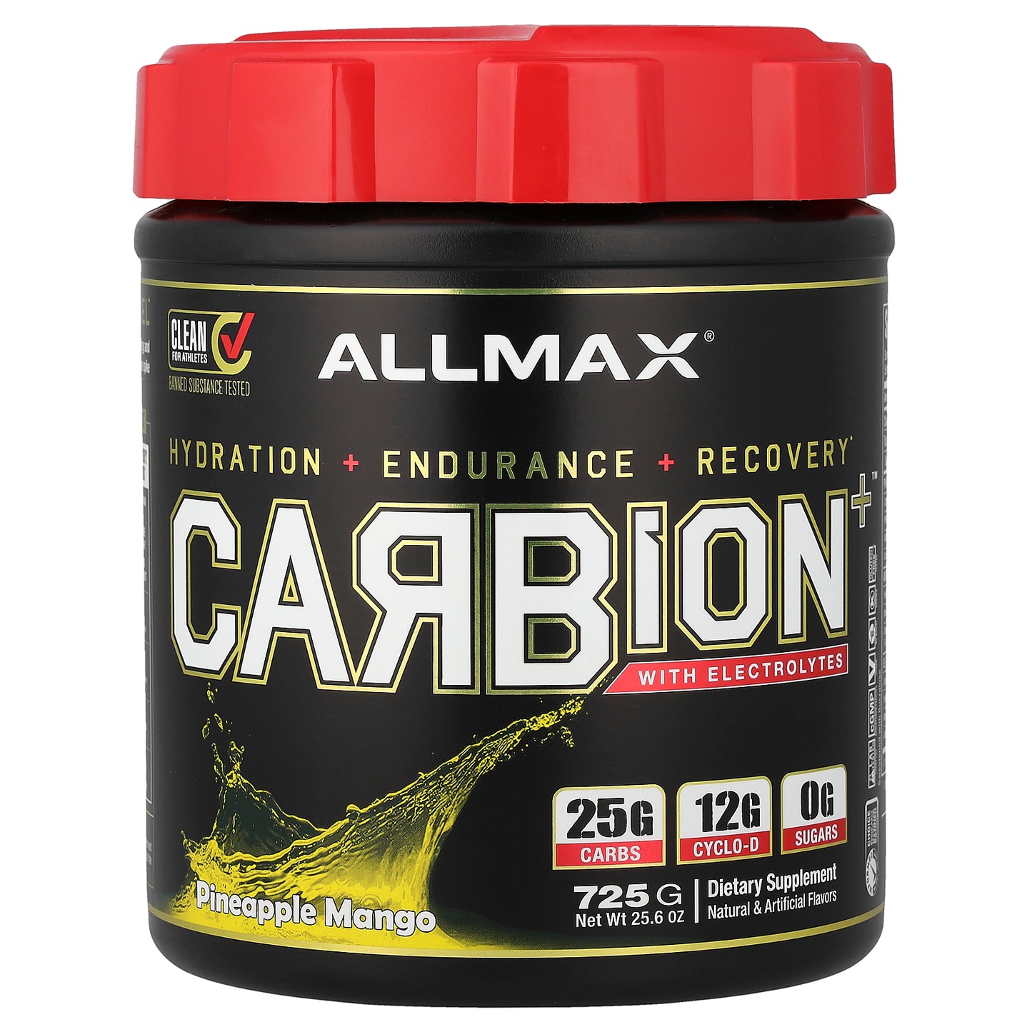 ALLMAX, CARBION+™ with Electrolytes, Pineapple Mango, 25.6 oz (725 g)