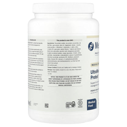 Metagenics, Medical Food, UltraMeal Advanced Protein®, French Vanilla, 1 lb 4.74 oz (588 g)