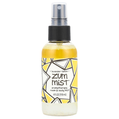 ZUM, Zum Mist®, Aromatherapy Room & Body Mist, Lavender-Lemon, 4 fl oz (118 ml)