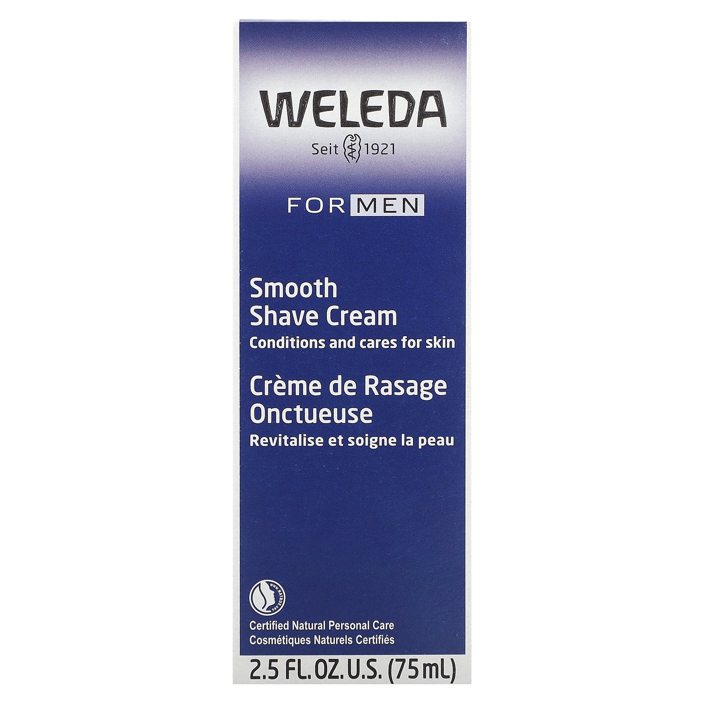 Weleda, For Men, Smooth Shave Cream, 2.5 fl oz (75 ml)