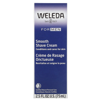 Weleda, For Men, Smooth Shave Cream, 2.5 fl oz (75 ml)