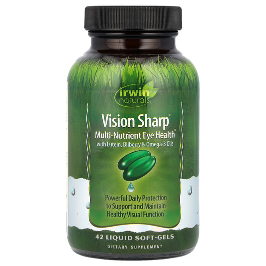 Irwin Naturals, Vision Sharp®, Multi-Nutrient Eye Health®, 42 Liquid Soft-Gels