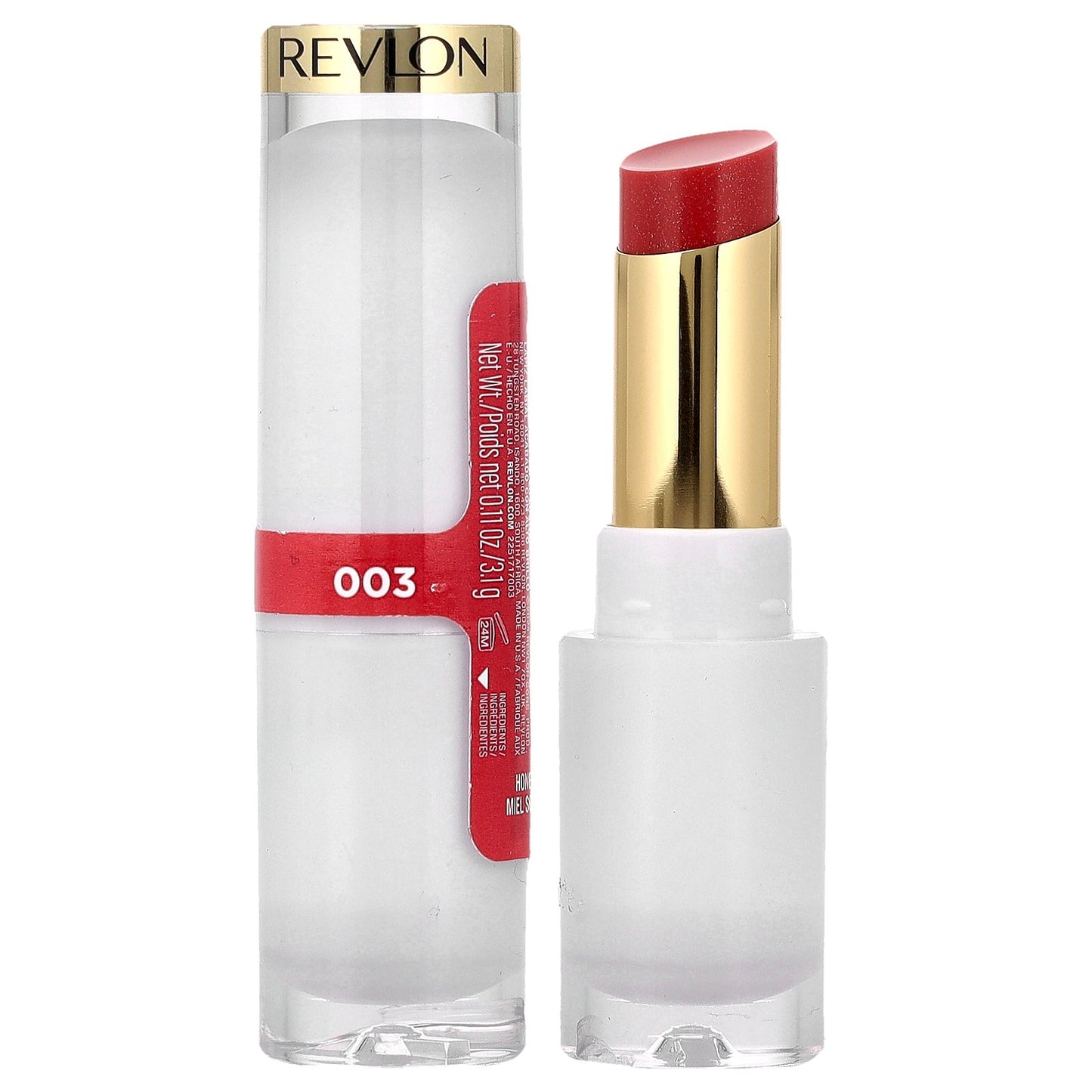 Revlon, Super Lustrous™ Glass Shine, Lip Balm, 003 Honey Shine, 0.11 oz (3.1 g)