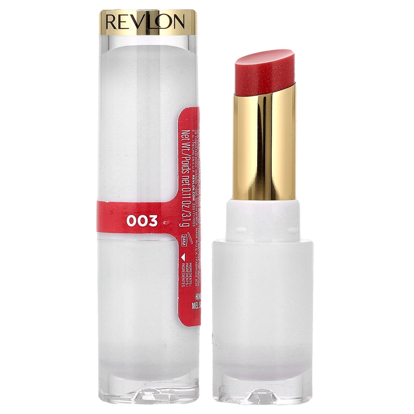 Revlon, Super Lustrous™ Glass Shine, Lip Balm, 003 Honey Shine, 0.11 oz (3.1 g)