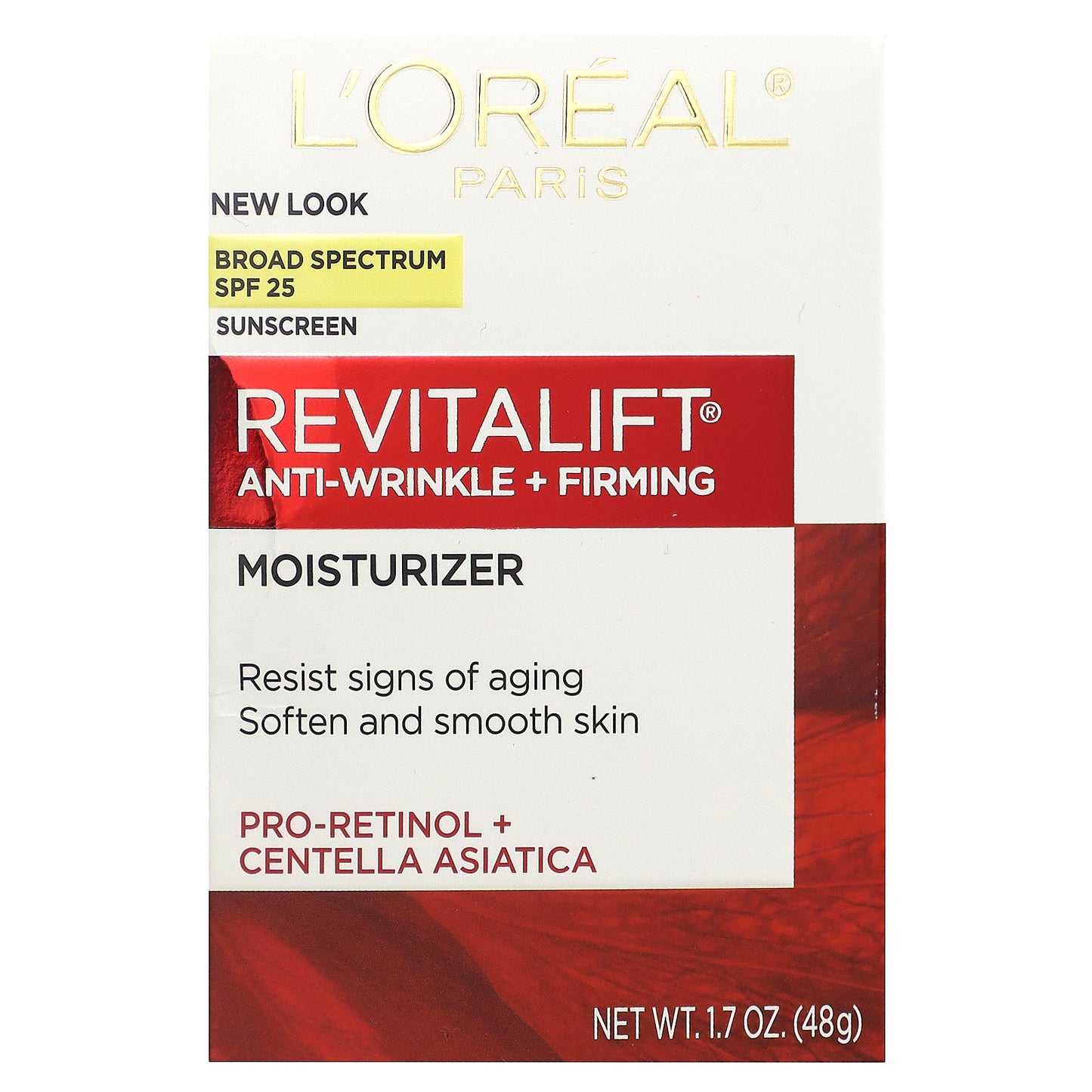 L'Oréal, Revitalift Anti Winkle + Firming, Moisturizer, SPF 25, 1.7 oz (48 g)