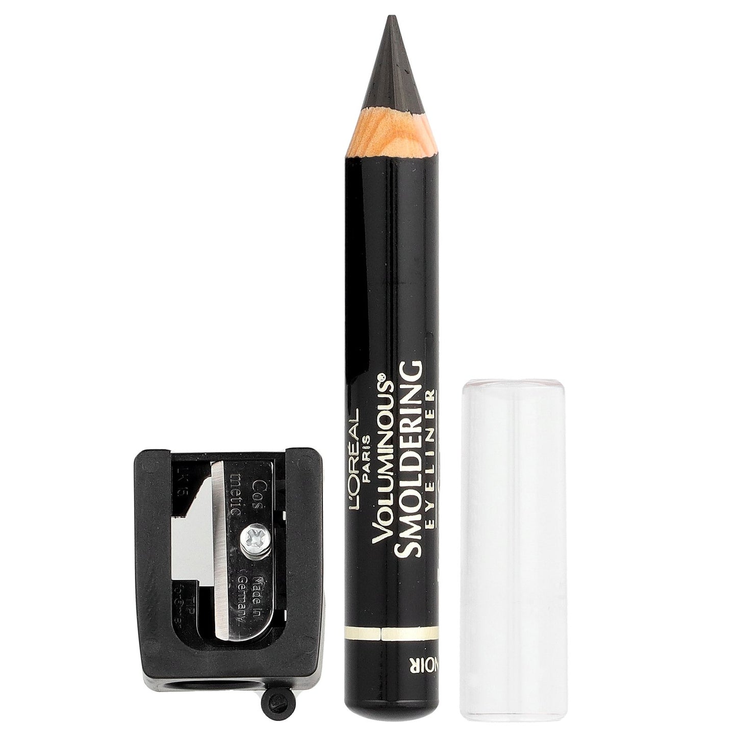 L'Oréal, Voluminous®, Smoldering Wood Pencil Eyeliner, 645 Black, 0.087 oz (2.48 g)