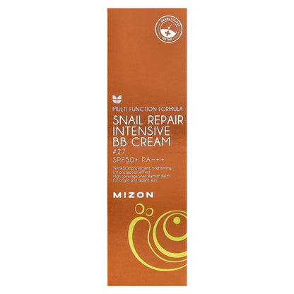 Mizon, Snail Repair Intensive BB Cream, SPF 50+ PA+++, #27, 1.76 oz (50 g)