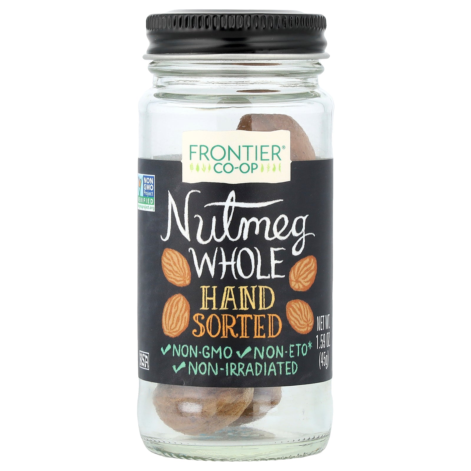Frontier Co-op, Nutmeg, Whole, 1.59 oz (45g)