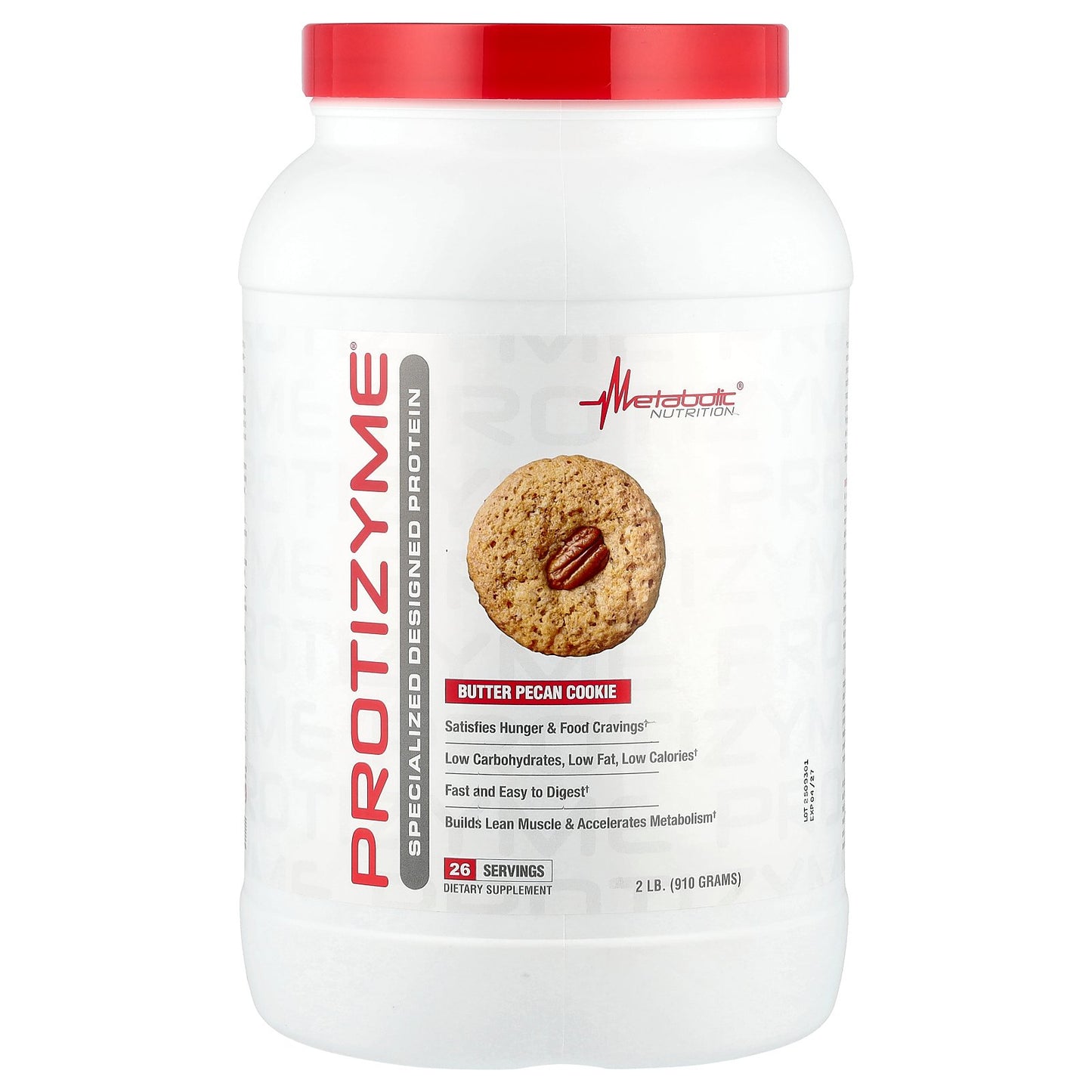 Metabolic Nutrition, Protizyme®, Specialized Designed Protein, Butter Pecan Cookie, 2 lb (910 g)