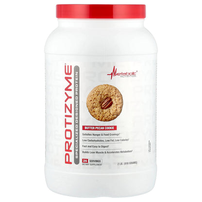 Metabolic Nutrition, Protizyme®, Specialized Designed Protein, Butter Pecan Cookie, 2 lb (910 g)