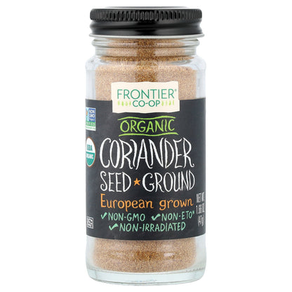 Frontier Co-op, Organic Coriander Seed, Ground , 1.66 oz (47 g)