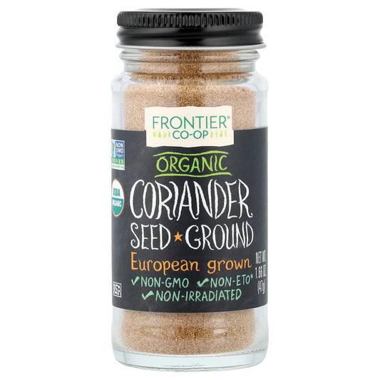 Frontier Co-op, Organic Coriander Seed, Ground , 1.66 oz (47 g)