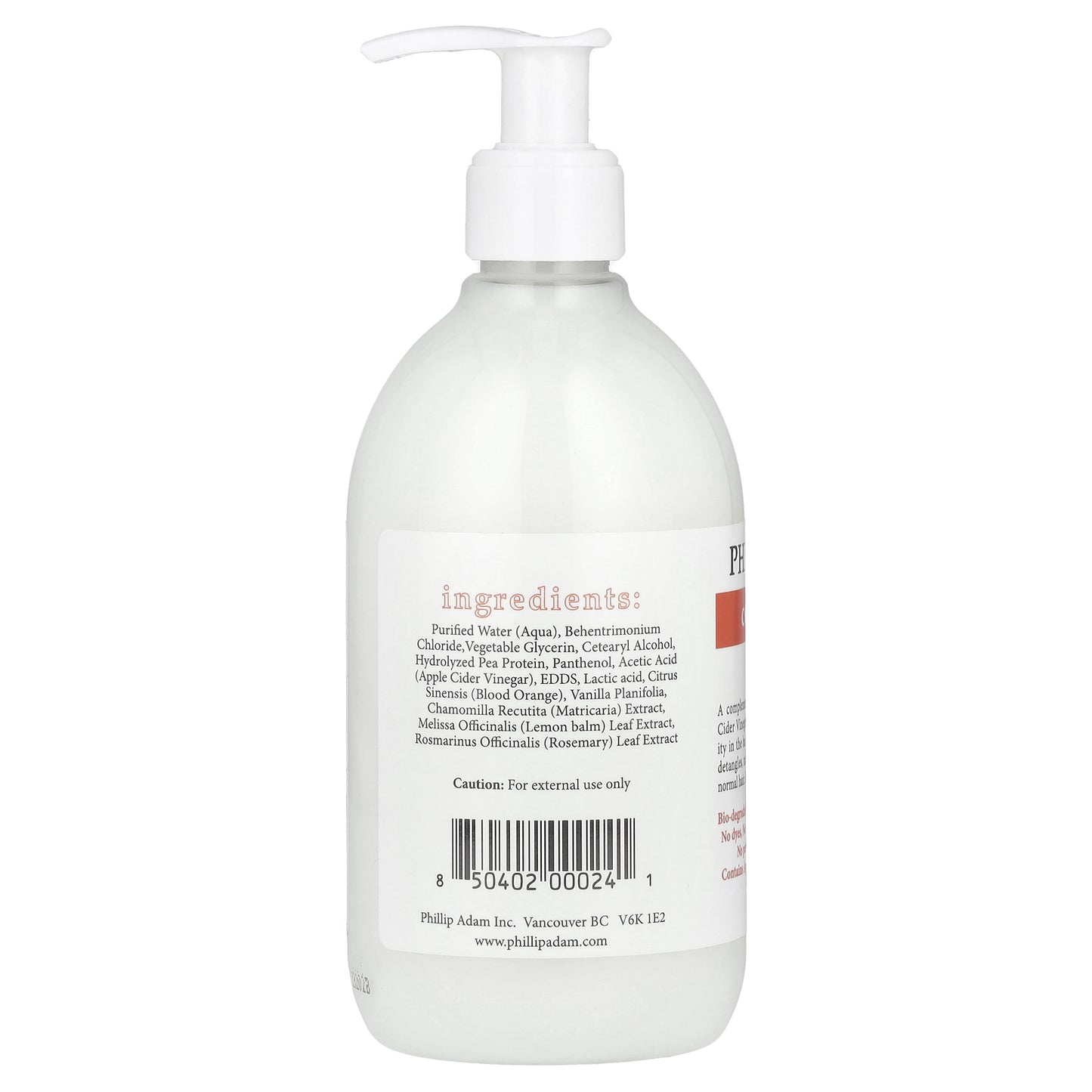 Phillip Adam, Conditioner, Orange Vanilla, 12 fl oz (355 ml)