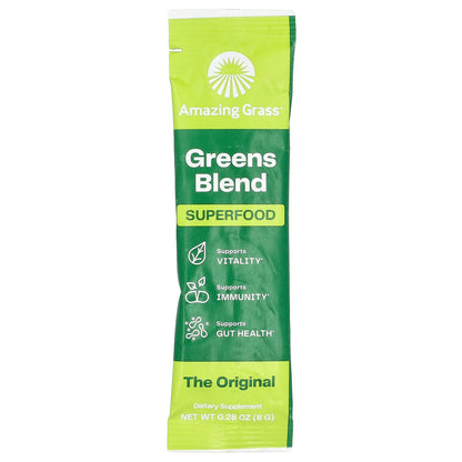 Amazing Grass, Greens Blend Superfood, 15 Individual Packets, 0.28 oz (8 g) Each