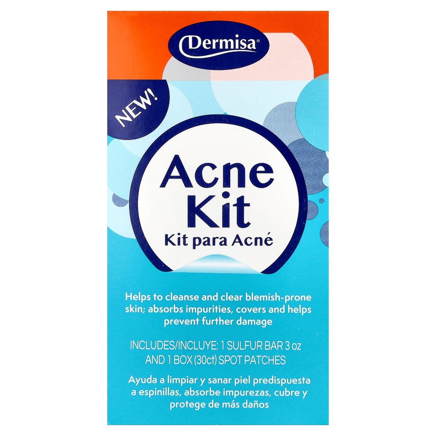 Dermisa, Acne Kit, For All Skin Types, 2 Piece Kit