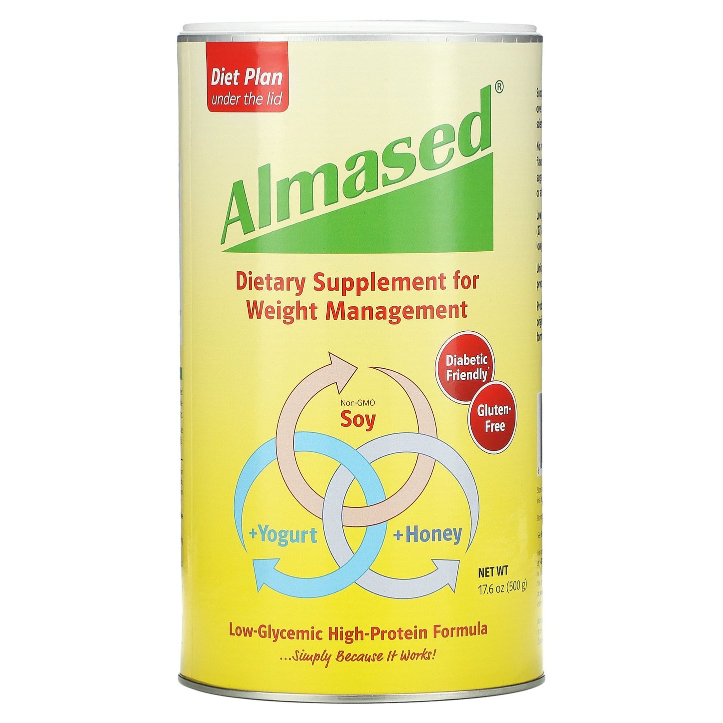 Almased USA, Almased, 17.6 oz (500 g)