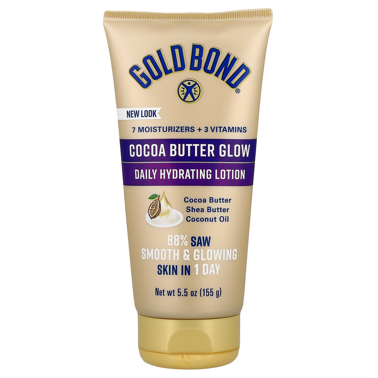 Gold Bond, Cocoa Butter Glow, Daily Hydrating Lotion, 5.5 oz (155 g)