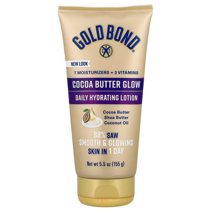 Gold Bond, Cocoa Butter Glow, Daily Hydrating Lotion, 5.5 oz (155 g)