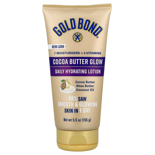 Gold Bond, Cocoa Butter Glow, Daily Hydrating Lotion, 5.5 oz (155 g)