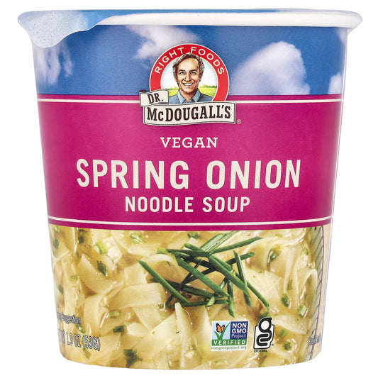 Dr. McDougall's, Vegan Spring Onion Noodle Soup, 1.9 oz (53 g)