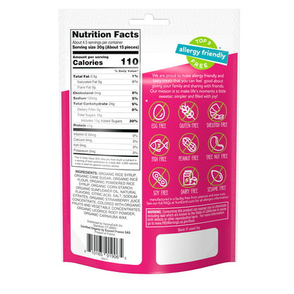 YumEarth, Gluten Free Licorice, Strawberry, 5 oz (142 g)