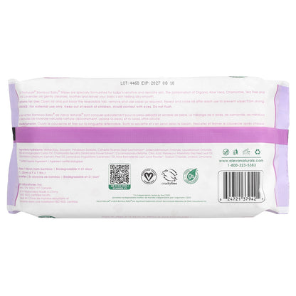 Aleva Naturals, Bamboo Baby® Wipes, 80 Wipes