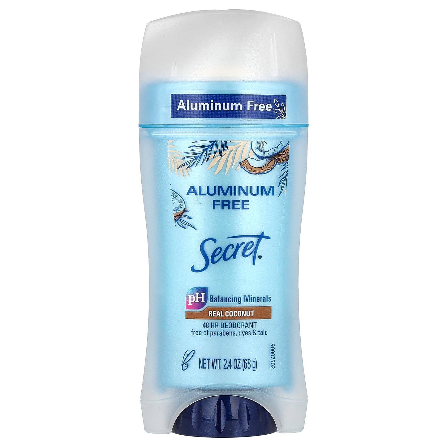 Secret, Aluminum Free Deodorant, Real Coconut,  2.4 oz (68 g)