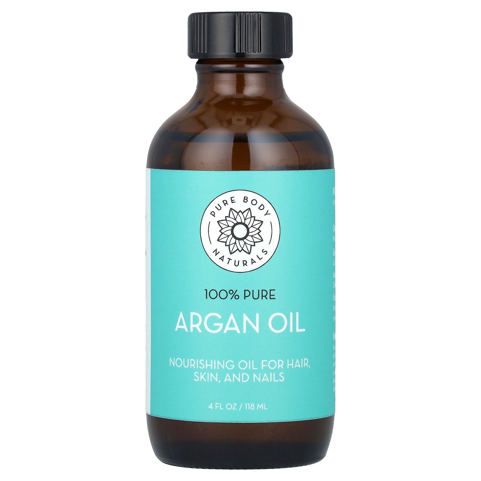Pure Body Naturals, Argan Oil, 4 fl oz (118 ml)