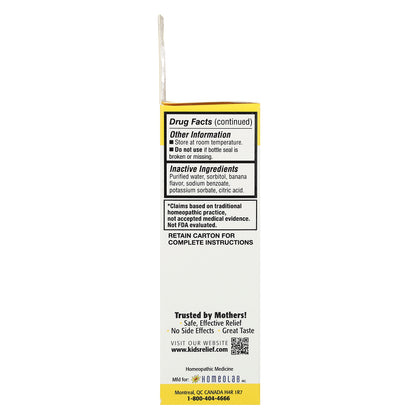 Homeolab USA, Kids Relief®, Allergy Oral Liquid, 0-12 Yrs, Banana, 0.85 fl oz (25 ml)