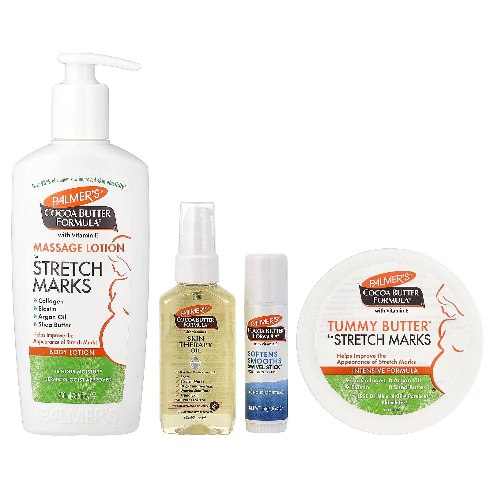Palmer's, Mommy To Be, Complete Stretch Mark Kit, 4 Piece  Kit