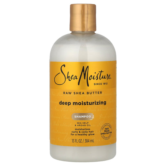 SheaMoisture, Raw Shea Butter, Deep Moisturizing Shampoo, Curly & Coily Hair, 13 fl oz (384 ml)