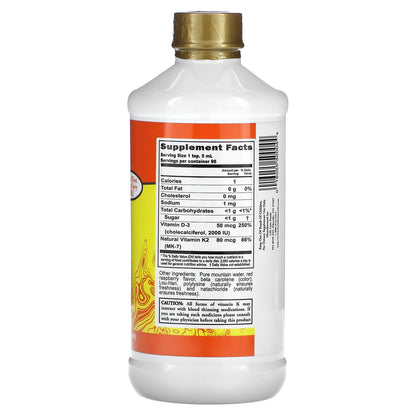 Buried Treasure, Liquid Nutrients, D3 Plus K2, 2,000 IU, 16 fl oz (473 ml)