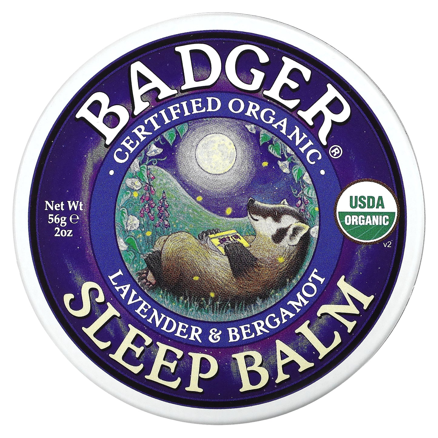 Badger, Organic Sleep Balm, Lavender & Bergamot, 2 oz (56 g)