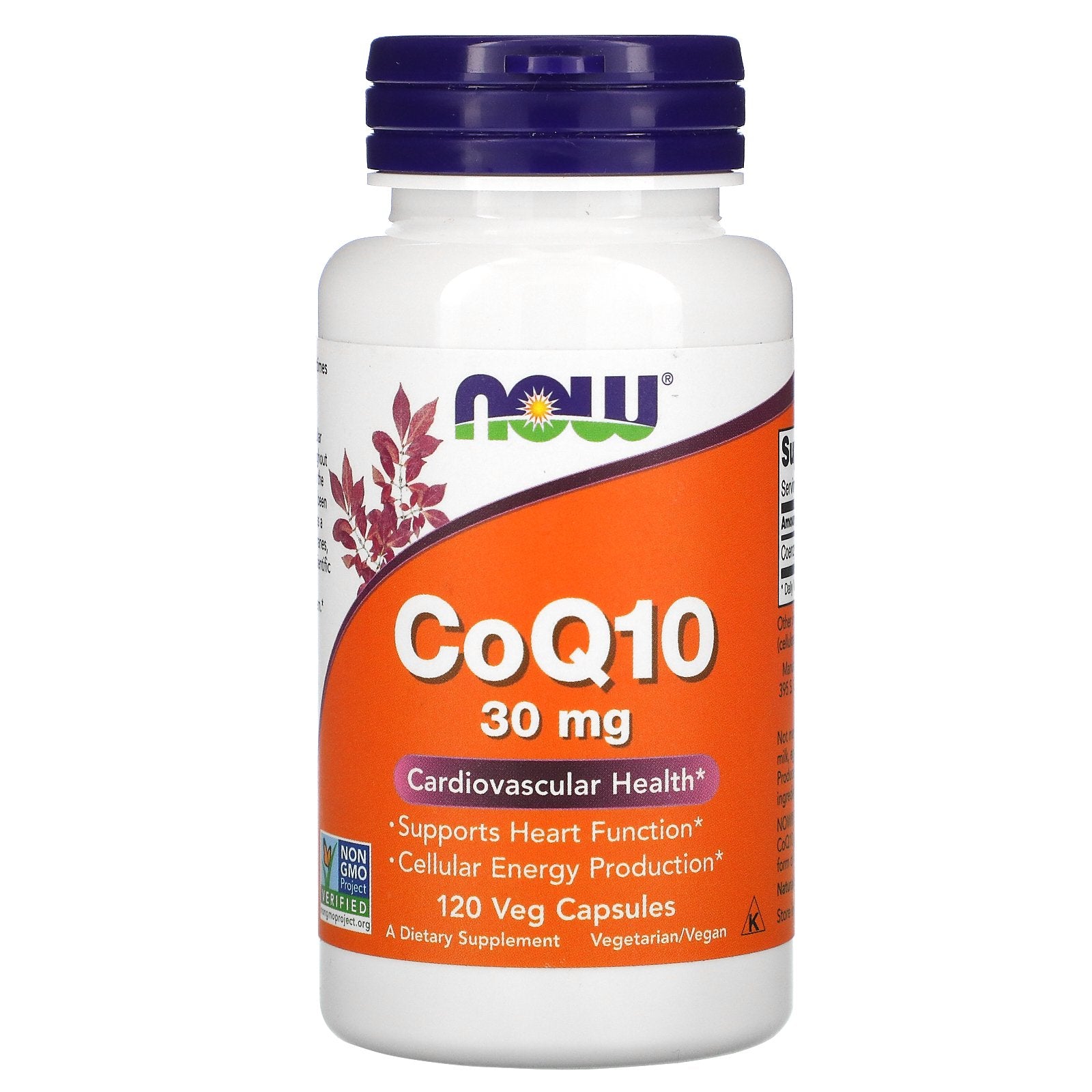 NOW Foods, CoQ10, 30 mg, 120 Veg Capsules