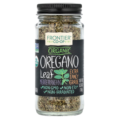 Frontier Co-op, Organic Oregano Leaf, 0.36 oz (10 g)