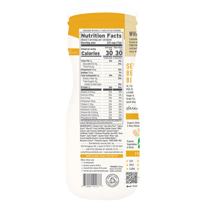 Serenity Kids, Organic Grain Free Puffs, Cheddar & Cauliflower Spinach, 1.5 oz (42 g)