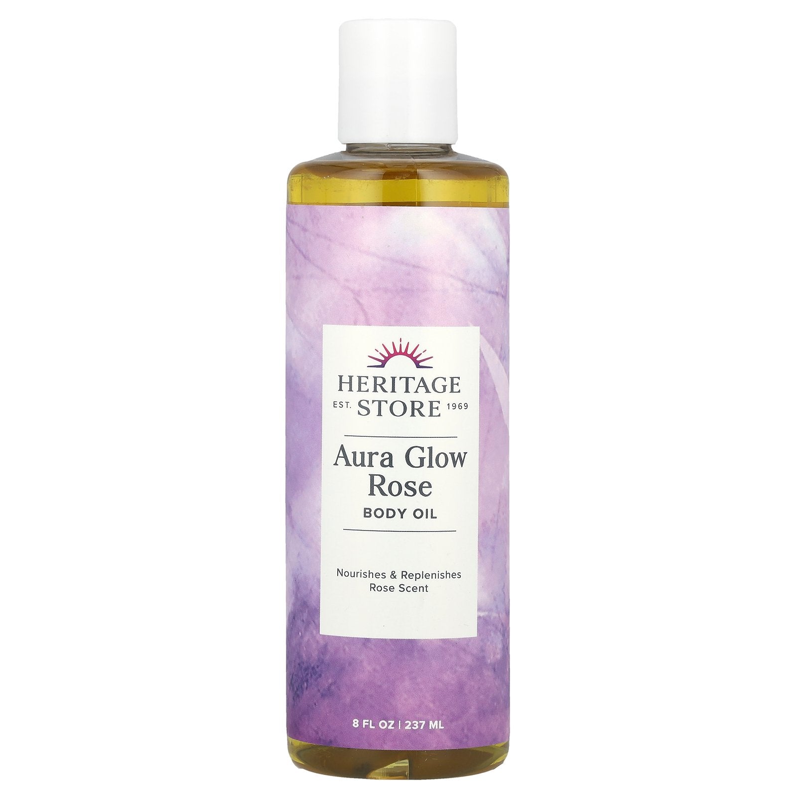 Heritage Store, Aura Glow Body Oil, Rose, 8 fl oz (237 ml)