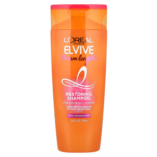 L'Oréal, Elvive, Dream Lengths, Restoring Shampoo, Long, Damaged Hair, 12.6 fl oz (375 ml)
