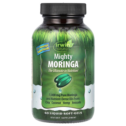 Irwin Naturals, Mighty Moringa®, 60 Liquid Soft-Gels