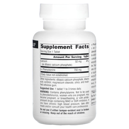 Source Naturals, DLPA, 60 Tablets