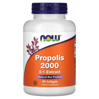 NOW Foods, Propolis 2000, 5:1 Extract, 90 Softgels