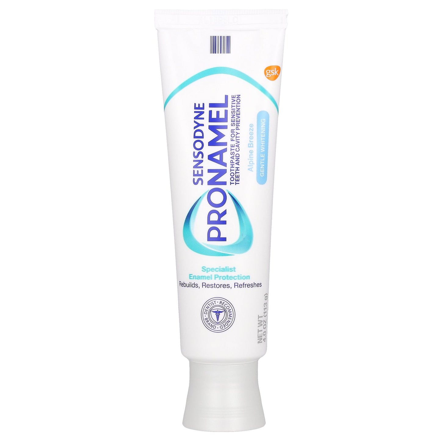 Sensodyne, ProNamel, Gentle Whitening Toothpaste, Alpine Breeze, 4 oz (113 g)
