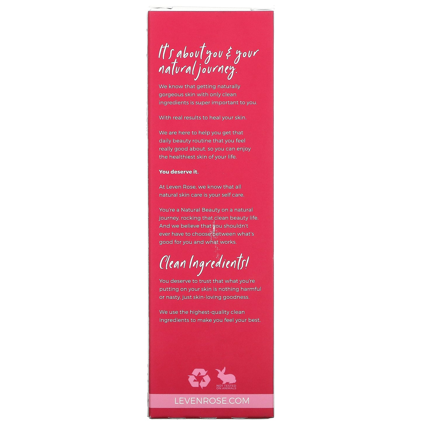 Leven Rose, 100% Nature Powered Vitamin E Serum, 4 fl oz (118 ml)