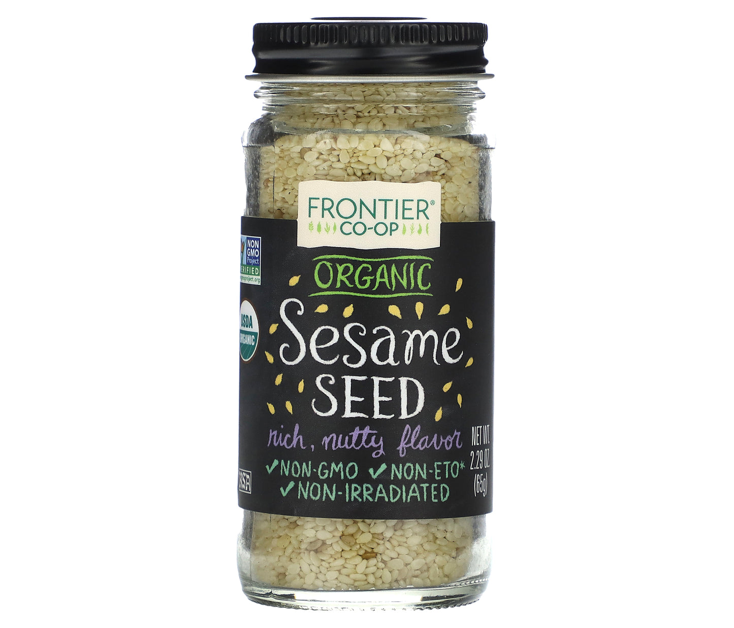 Frontier Co-op, Organic Sesame Seed, 2.29 oz (65 g)