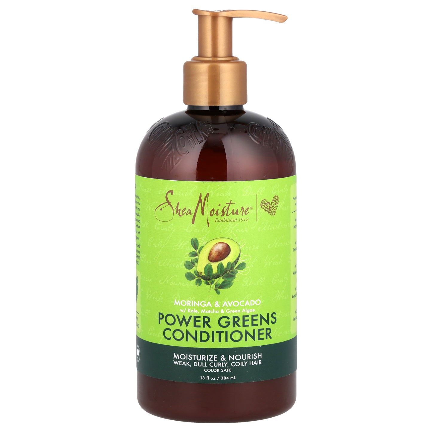 SheaMoisture, Power Greens Conditioner, Moringa & Avocado, 13 fl oz (384 ml)