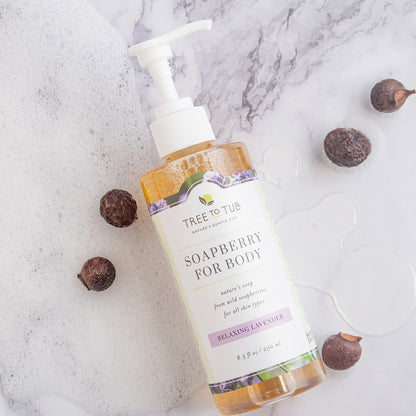 Tree To Tub, Moisturizing Soapberry Body Wash, Relaxing Lavender, 8.5 fl oz (250 ml)