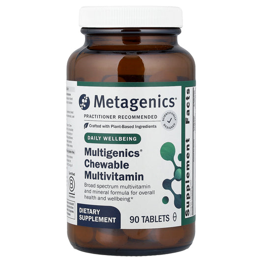 Metagenics, Multigenics® Chewable Multivitamin, 90 Tablets