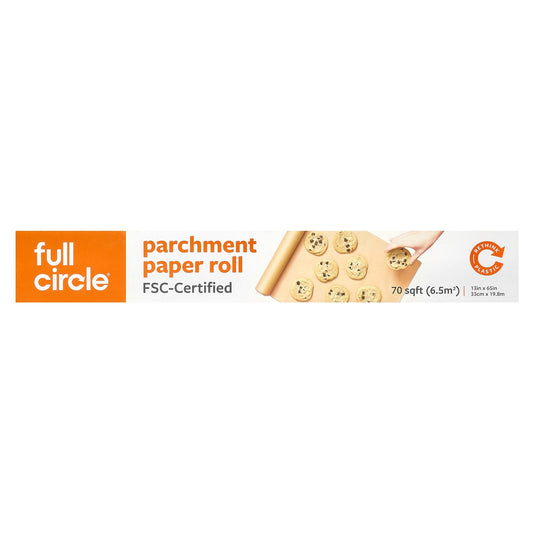 Full Circle, Parchment Paper Roll, 70 sq ft (13 in x 65 in)